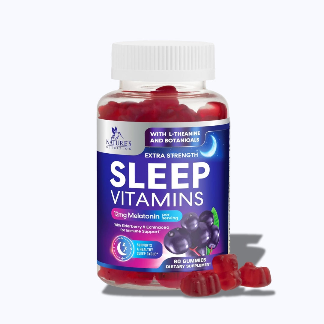 NATURES SLEEP VITAMINS 12MG MELATONIN X 60 GUMMIES